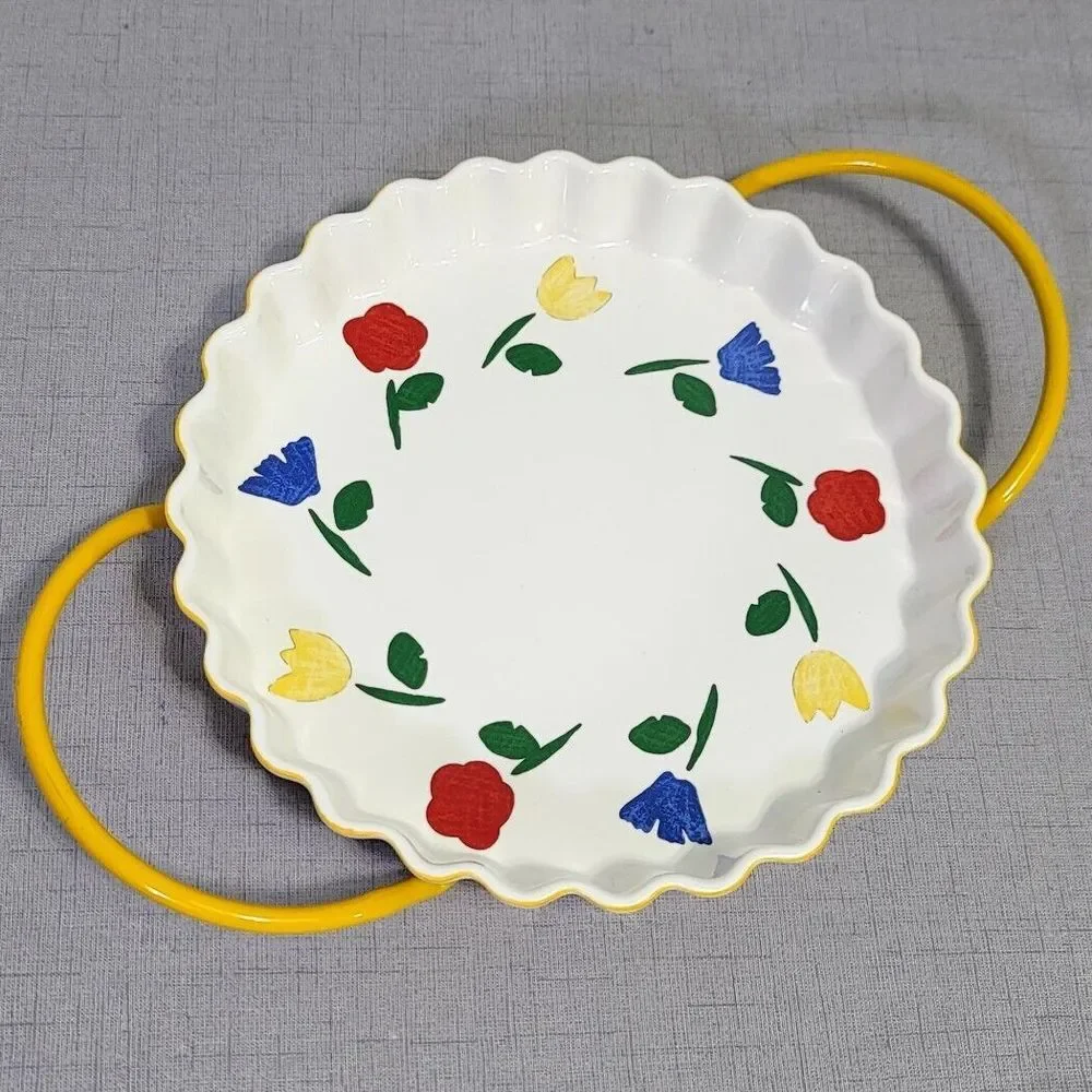 Vintage Primary Color Flowers 10
